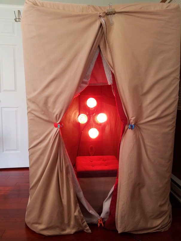 diy near infrared sauna instructions